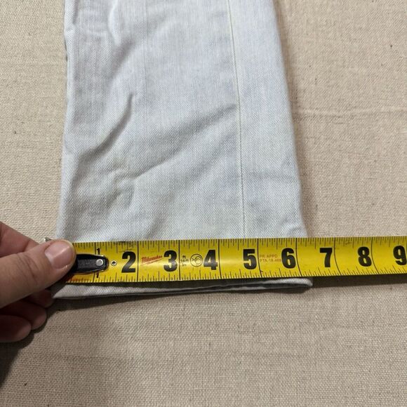 True Religion Jeans Men 28x31 Light Blue Straight Faded Flap Pockets Distressed - Picture 4 of 7